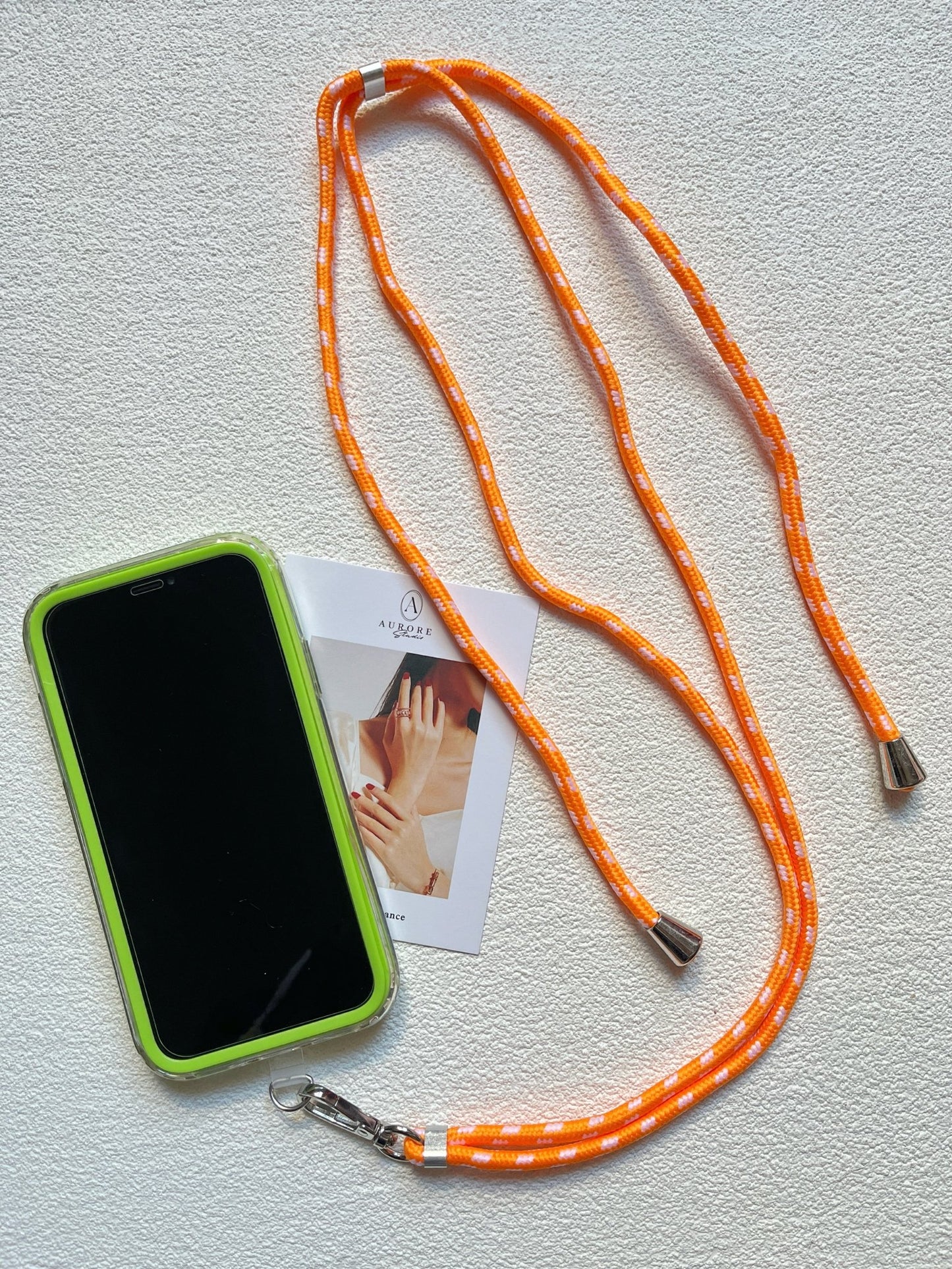 Lanière de Téléphone Universelle Réglable | Cordon Résistant 6mm en 12 Couleurs - Aurore Studio
