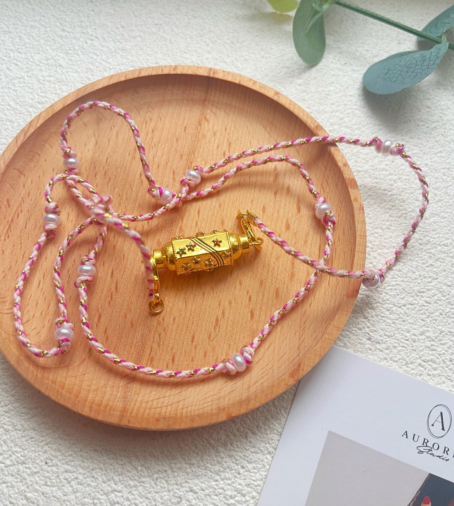 Collier Locket Talisman – Médaillon Vintage en Plaqué Or, Amulette Bohème - Aurore Studio
