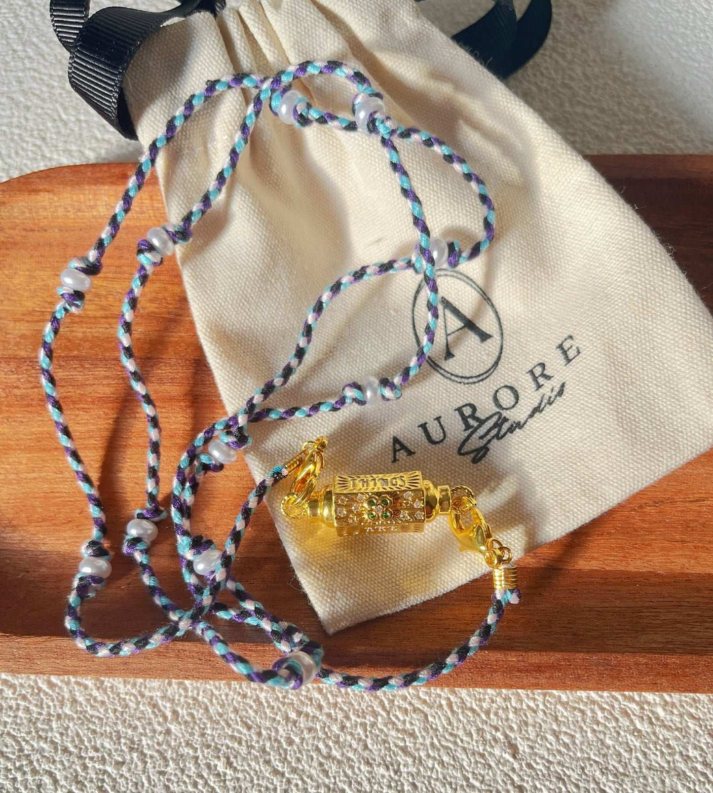 Collier Locket Talisman – Médaillon Vintage en Plaqué Or, Amulette Bohème - Aurore Studio